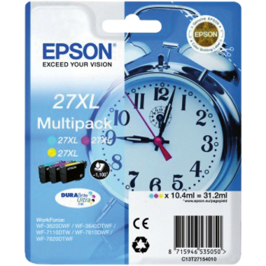 EPSON Multipack XL CMY T271540 WF 3620/7620 1100 pagine