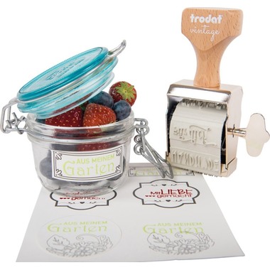 TRODAT Vintage Stempel 158076 Selbstgemachtes, 3-farbig