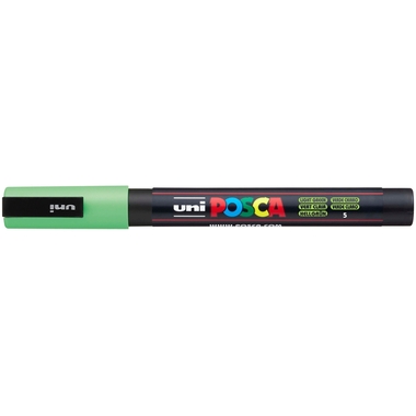 UNI-BALL Posca Marker 0,9-1,3mm PC3M L.GREEN hellgrün, Rundspitze