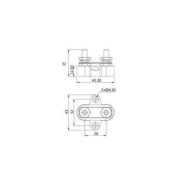 Swaytronic Bus Bar M6, rouge
