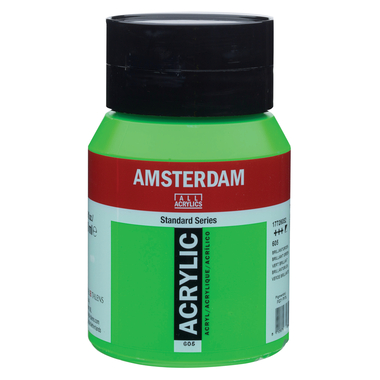 AMSTERDAM Peinture acrylique 500ml 17726052 vert brillant 605