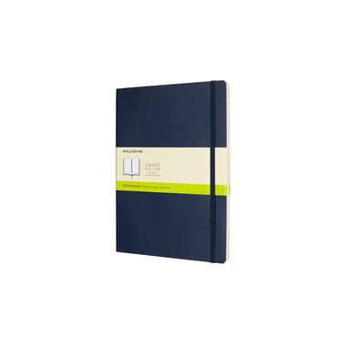 MOLESKINE Carnet Classic SC XL 002854788 bleu saphir, blanc 192 feuil.