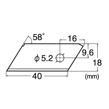 NT Lame per cutter 9mm BZL200P 2 pezzi