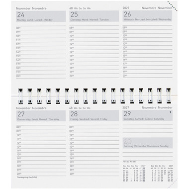 BIELLA TA Terminet Wire-O 2027 831773020027U 1W/2S schwarz ML 15.3x8.5cm
