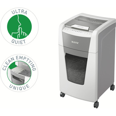 LEITZ Aktenvernichter IQ AF 8015-20-00 Office 300, P-4, 60lt