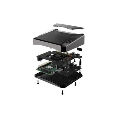 HutoPi Kits de démarrage MiniPC Switcher Raspberry Pi 4, 4 GB, 256 GB