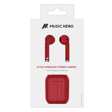 Écouteurs sans fil avec station de charge de 300mAh, touches multifonctions pour musique et appels
