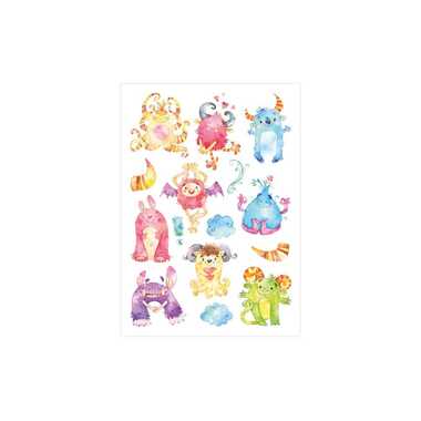 Set di tatuaggi Papierdrachen Robot e Mostri