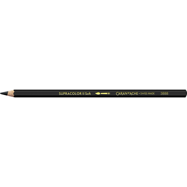 CARAN D'ACHE Crayon coul. Supracolor 3,8mm 3888.009 noir
