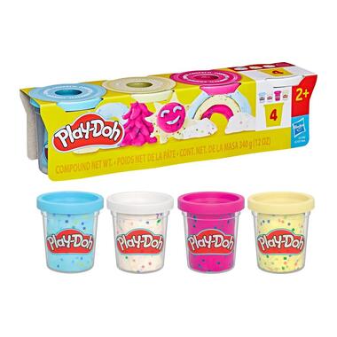 Play-Doh Plasticine Pack de 4 confettis