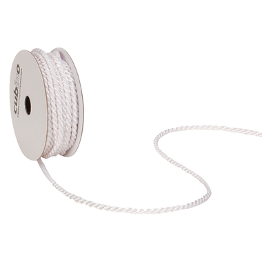 SPYK Seidenkordel Cubino 3525.0057 3mmx5m weiss