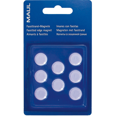 MAUL Magnete 15mm 2.65 weiss 8 Stück