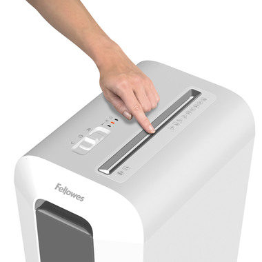 FELLOWES Aktenvernichter Powershred 100110076 LX65, P-4, 22Lt, weiss