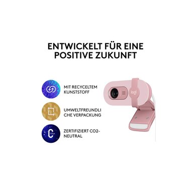 Logitech Brio 100 Rosa