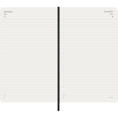 MOLESKINE Agenda Classic Large 2027 DSB12DC3Y27 1T/1S schwarz SC 13x21cm