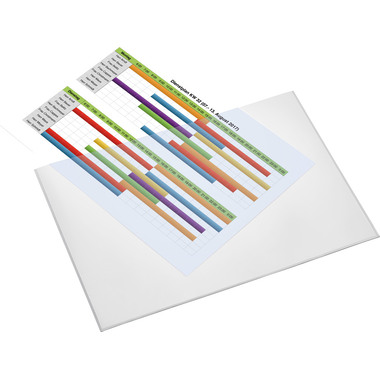 MAGNETOPLAN Magnetofix Sichttaschen A4 1120100 weiss quer