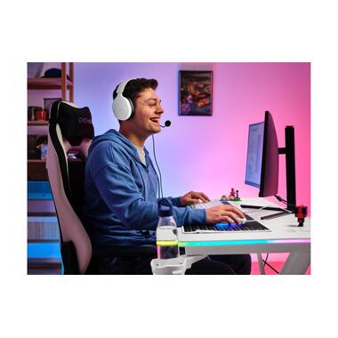 Trust Gaming Tisch GXT 709W Luminus RGB Weiss