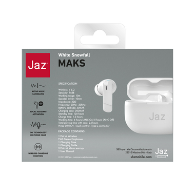 TWS wireless noise-cancelling headphones | JAZ