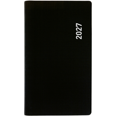 BIELLA Agenda Terminet Wire-O 2027 831773020027U 1S/2P nero ML 15.3x8.5cm