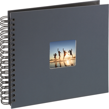HAMA Spiralalbum Fine Art 94879 280x240mm, grau 25 Blatt