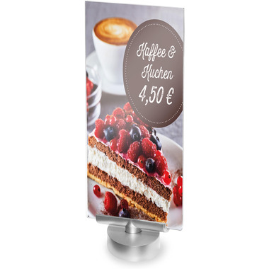 DEFLECTO Tischaufsteller Swivel 1/3 A4 691001 hoch, drehbar