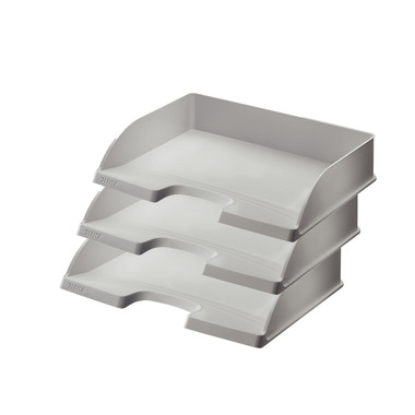 LEITZ Briefkorb Plus quer 52180085 grau