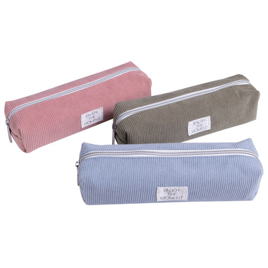 EXACOMPTA Trousse Velvet 52960E assorti 22.5x7.5cm