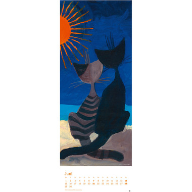 HEYE Bildkalender 2026 21890+26 R. Wachtmeister DE 24.5x69cm