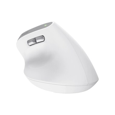 Trust Mouse ergonomico Bayo II bianco