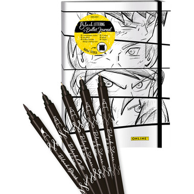 ONLINE Set Manga 8190 Bullet Jour.& Black Lettering