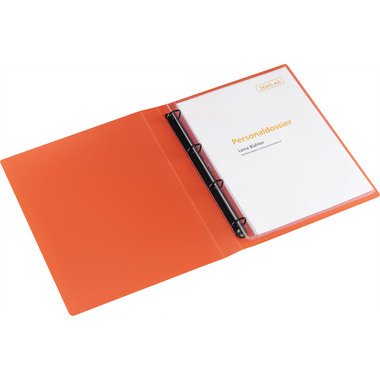 KOLMA Livre présentation Easy KF A4 02.802.04 rouge, 4-anneaux, 3cm