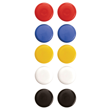 MAGNETOPLAN Aimants Signal 16662 ass. D=20mm 10 pcs.