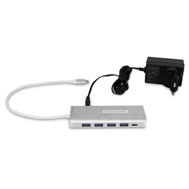 LMP USB-Hub USB Type-C – USB-A 3.0, USB -C Grau