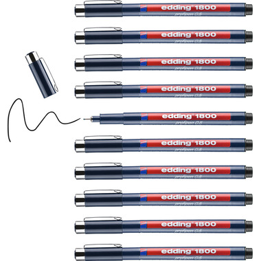 EDDING Profipen 1800 0.50mm 1800-1-05 noir