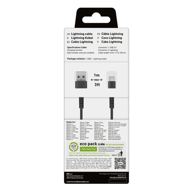 Cavo a spirale USB Lightning per dati e ricarica