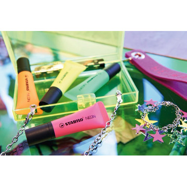 STABILO Textmarker Neon 2-5mm 72/24 jaune