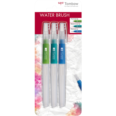 TOMBOW Wassertankpinsel WB-3P Set, 3 Stück