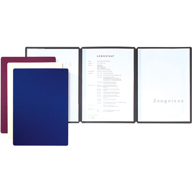 PAGNA Bewerbungsmappe Shift A4 44134-02 blau