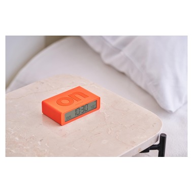 Lexon Réveil numérique Flip Mini Orange