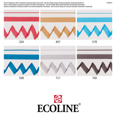 TALENS Ecoline Duotip Urban Landscape 11609913 6 couleurs