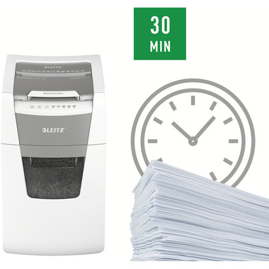 LEITZ Aktenvernichter IQ AF 8013-20-00 Office 150, P-4, 44lt