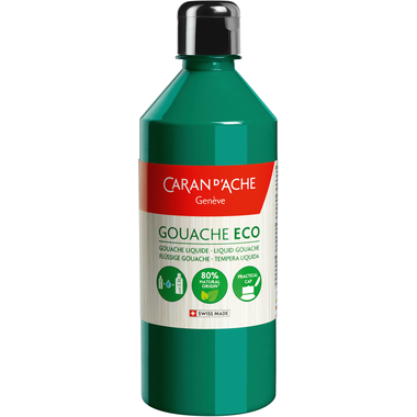 CARAN D'ACHE Deckfarbe Gouache Eco 500ml 2370.210 smaragdgrün flüssig