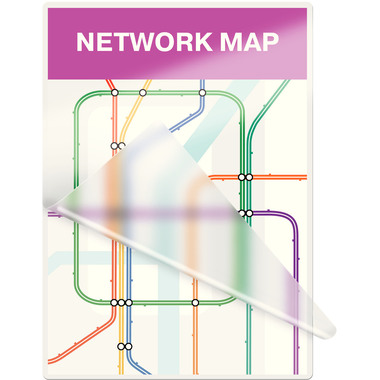 LEITZ Pochettes à plastifier A6 33806 brillant, 125my 100 pcs.