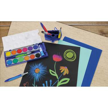 PELIKAN Deckfarben 735K/24 24 Farben Deckweiss