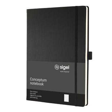 CONCEPTUM Notizbuch A4 CO108 black, Dot-Lineatur, 194 S.