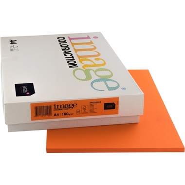 IMAGE COLORACTION Kopierpapier Amsterdam A4 266728 160g, orange 250 Blatt