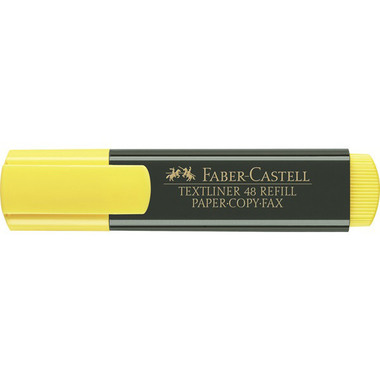 FABER-CASTELL Textmarker TL 48 1-5mm 154807 gelb
