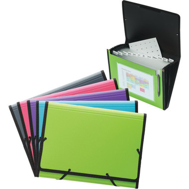 KOLMA Fächermappe Daily A4 11.032.13 violett 12 Fächer