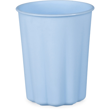 PARTYDECO Becher Rüsche 220ml KPL1-011 hellblau 4 Stück