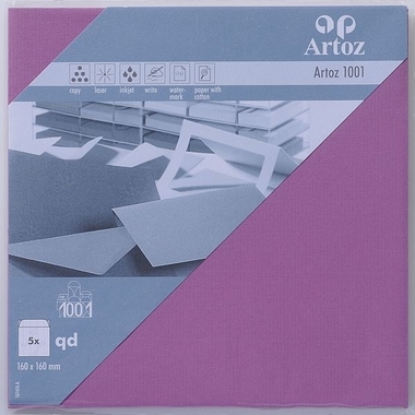 ARTOZ Enveloppes 1001 160x160mm 107454184 100g, sureau 5 pcs.